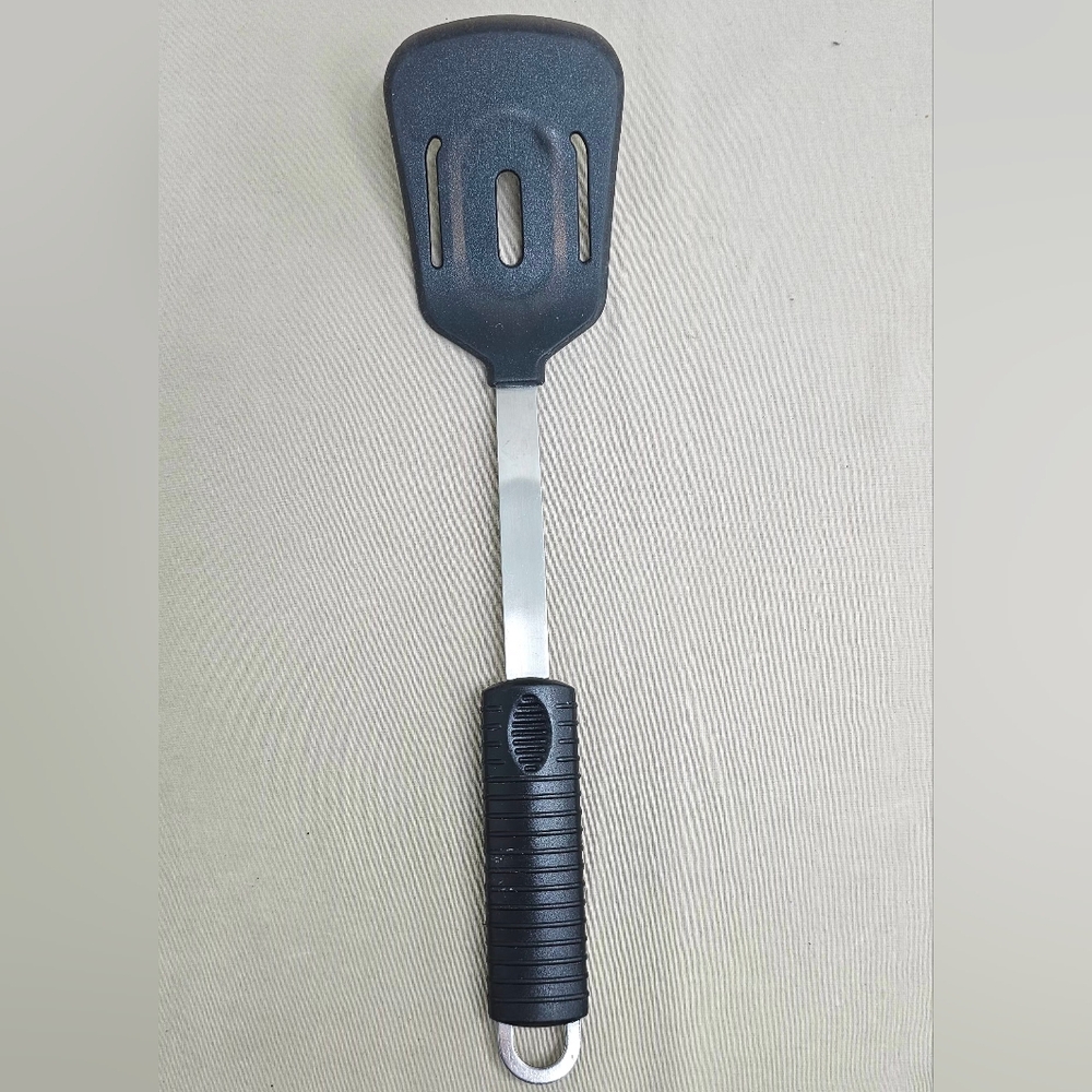 Vintage 13" Slotted Spatula Turner – 18/8 Stainless Steel & Heat Resistant Nylon